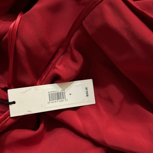 NWT! Banana Republic Red Aura Silk Maxi Dress - Multiple Sizes - Picture 11 of 12
